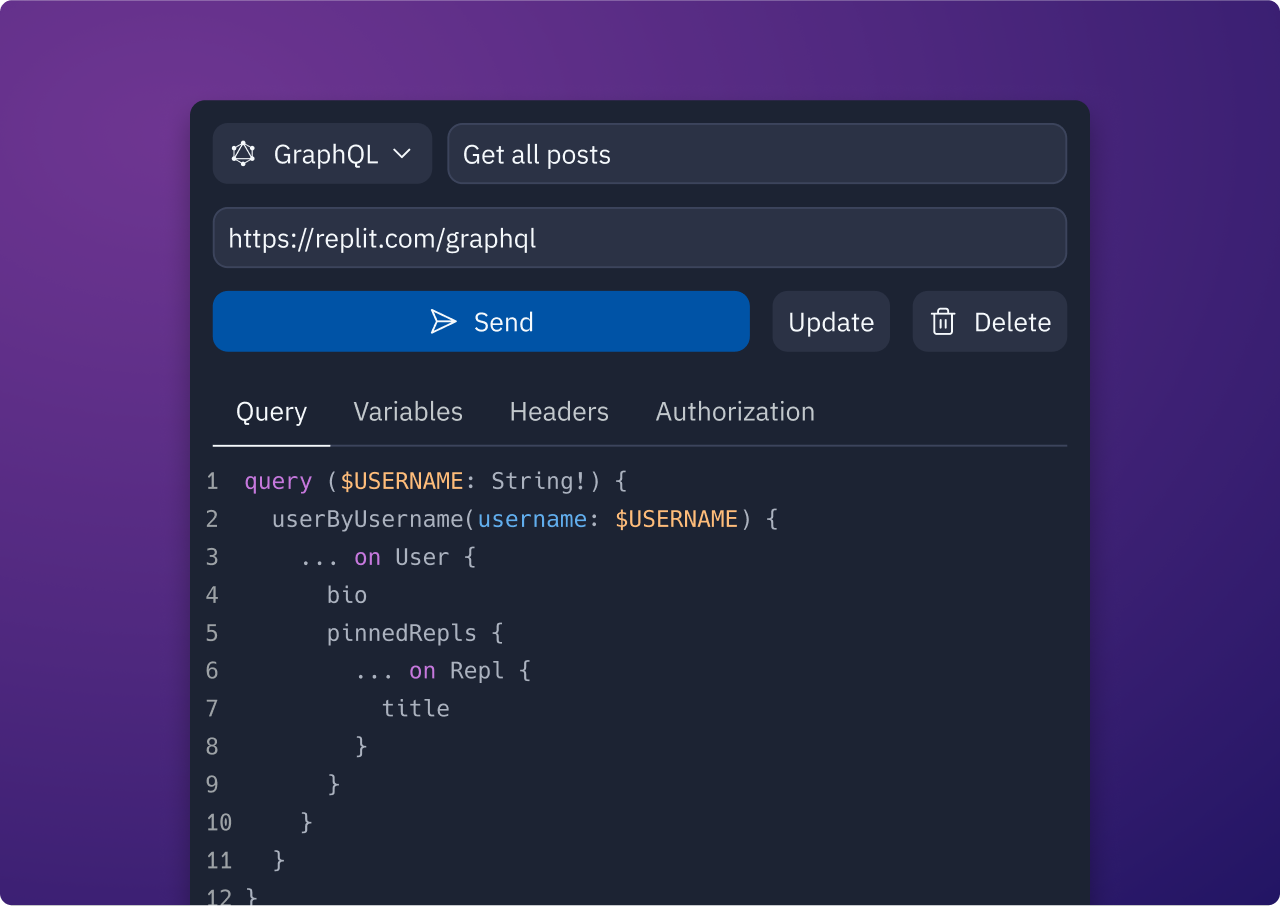 A screenshot describing the feature titled GraphQL API Testing